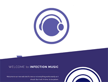 Tablet Screenshot of infectionmusic.com